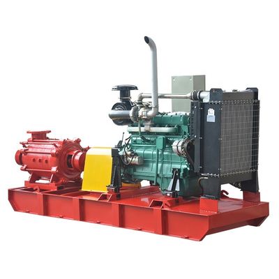1200 GPM ডিজেল ইঞ্জিন ফায়ার পাম্প সিরিজ XBC প্রেসার 12 বার স্বয়ংক্রিয়