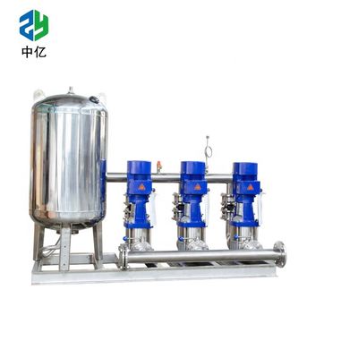 Good price ফ্রিকোয়েন্সি বুস্টার ওয়াটার পাম্প জল সরবরাহ সরঞ্জাম 1স্ট্যান্ডবাই 1স্টার্ট .এসএস304 পাইপলাইন এবং চাপ ট্যাঙ্ক সহ উপাদান পাম্প অনলাইন